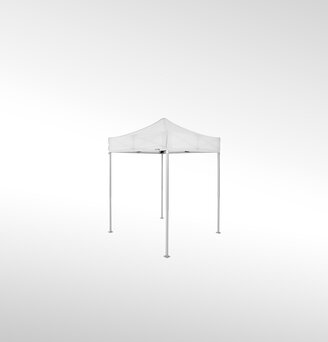 Folding gazebo 2x2 m in the colour white.